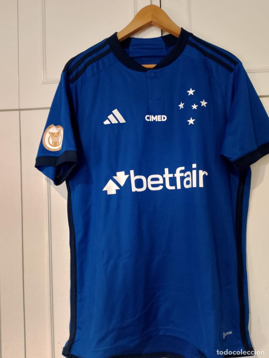 Collezionismo sportivo: Camiseta casa matchworn Cruzeiro EC vs CR Flamengo Cast&aacute;n