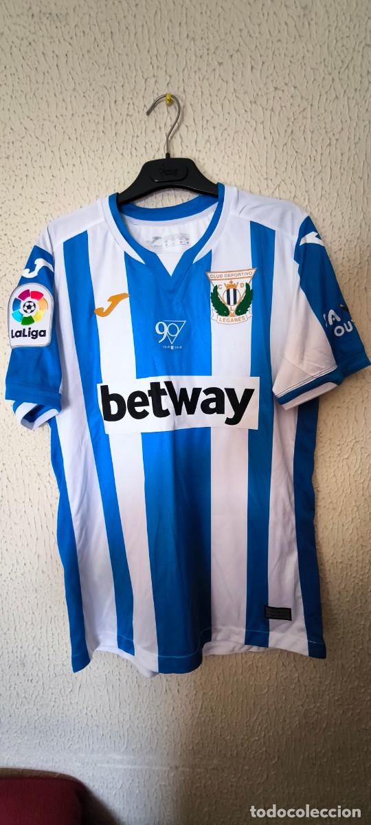 Colecionismo desportivo: Original | Camiseta shirt futbol | Talla M | CD Leganes 15 Mauro Dos Santos match worn pretemporada