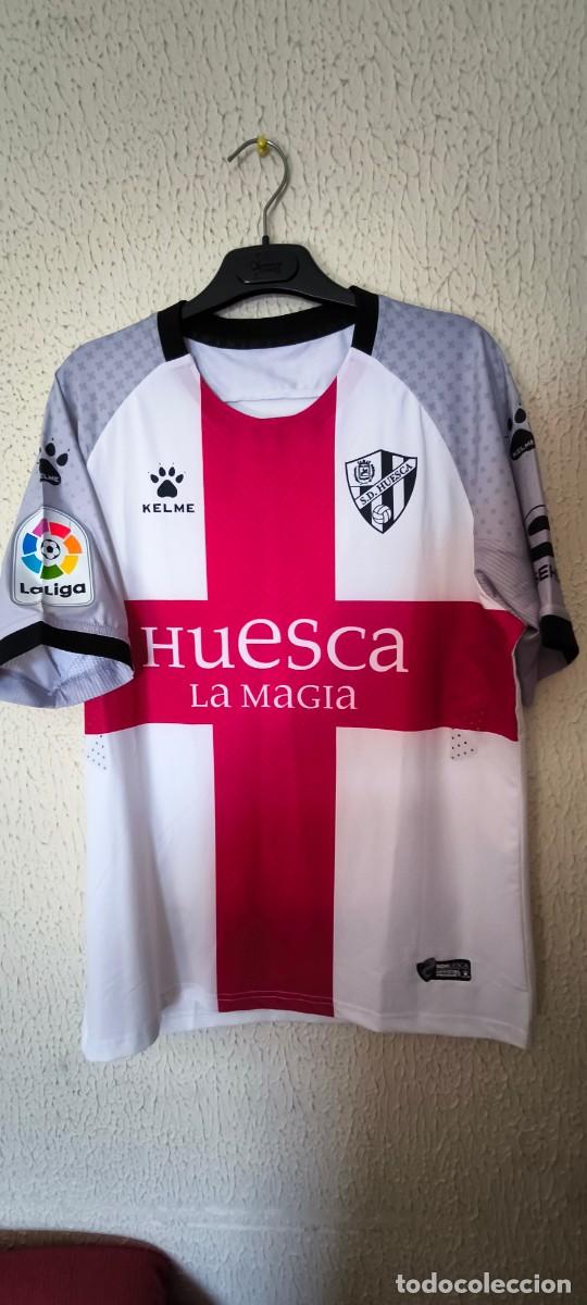 Colecionismo desportivo: Original | Camiseta shirt futbol | Talla M | SD Huesca - 21 Juan Carlos Real - match worn
