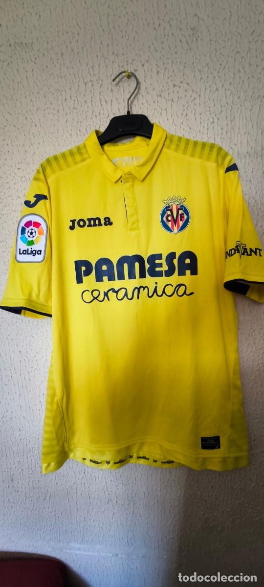Colecionismo desportivo: Original | Camiseta futbol | Talla M | CF Villarreal - 10 Samu Castillejo - match worn Copa vs Ponfe