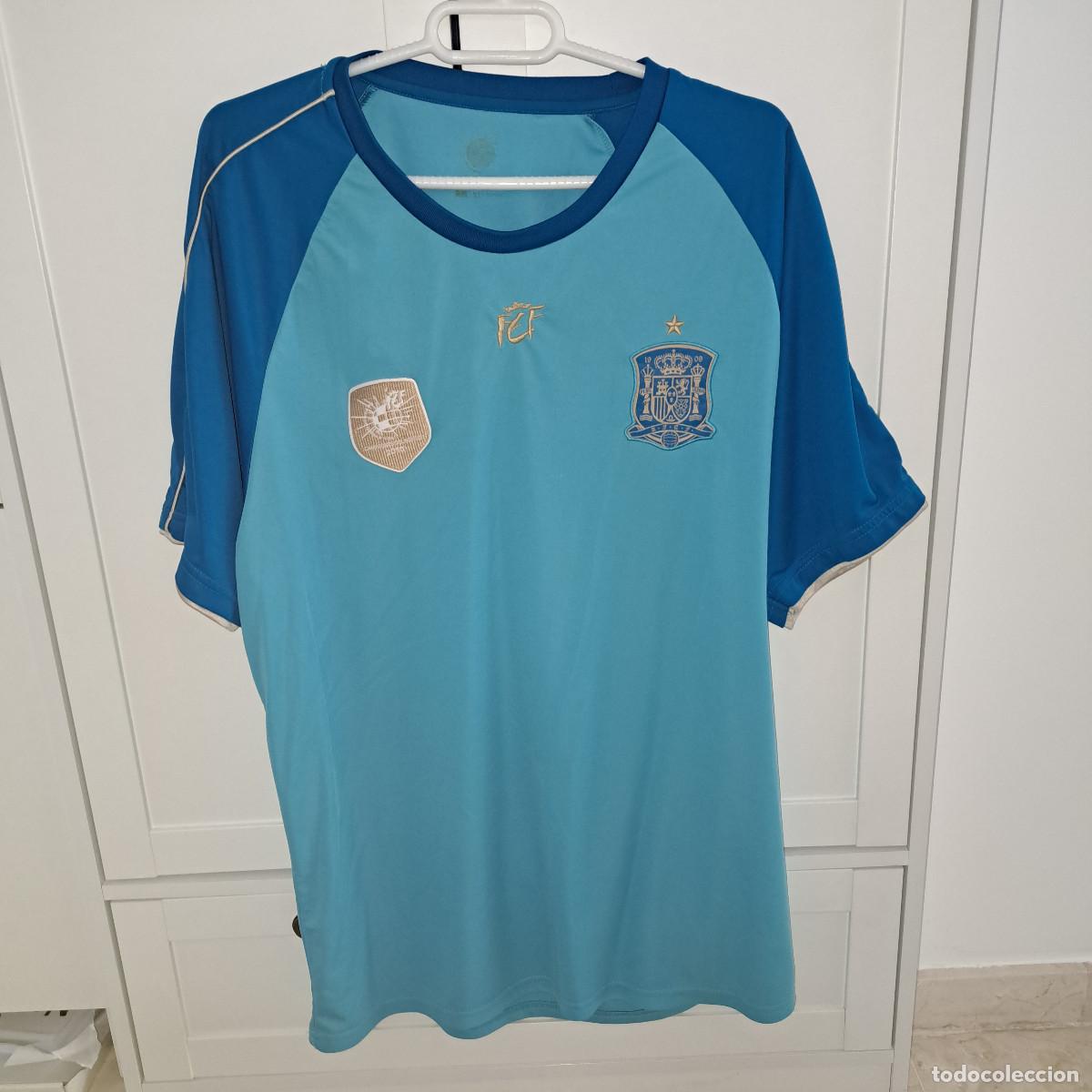 Colecionismo desportivo: CAMISETA SELECCION ESPA&Ntilde;OLA - CAMPEONES DEL MUNDO 2010 - TALLA XL