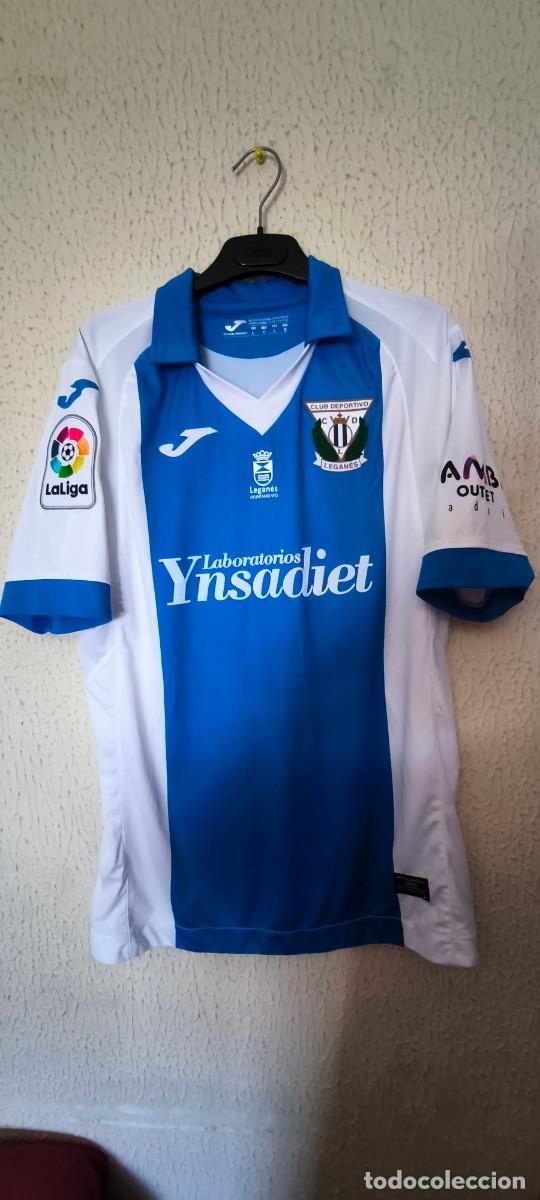 Collezionismo sportivo: Original | Camiseta futbol shirt | Talla L | CD Leganes - 14 Raul Carnero - match worn