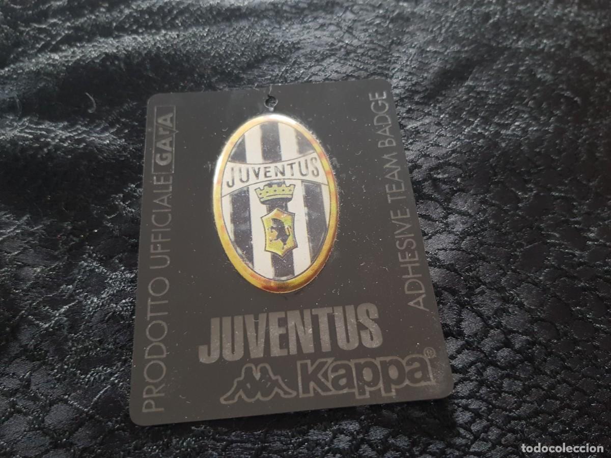 Sports collectibles: Etiqueta original Kappa Juventus (Pegatina escudo adhesivo)