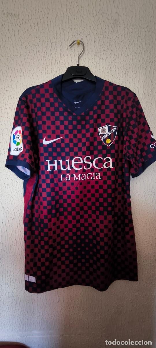 Sports collectibles: Original | Camiseta futbol shirt | Talla L | SD Huesca - 12 David Timor - match worn vs CD Leganes