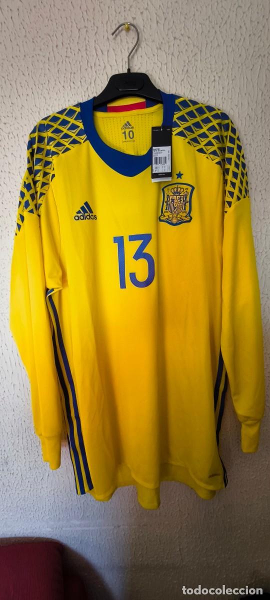 Colecionismo desportivo: Original y Nueva | Camiseta Futbol | Talla 10 player - XL | Seleccion de Espa&ntilde;a - 13 David De Gea