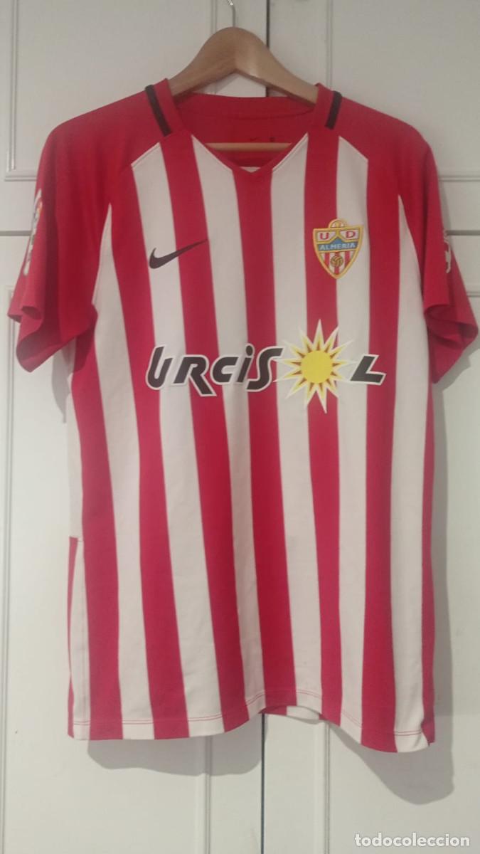 Collezionismo sportivo: Camiseta home matchworn Almer&iacute;a CF Corpas