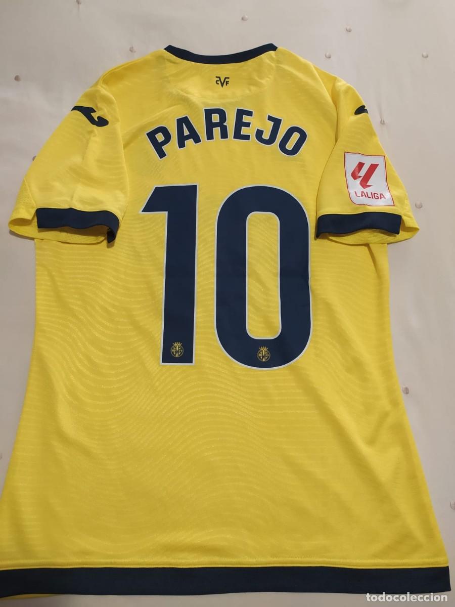 Collezionismo sportivo: Camiseta casa matchworn Villarreal CF Parejo