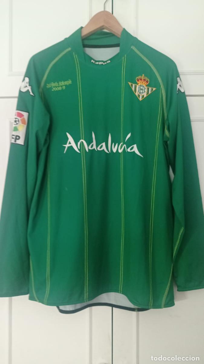 Collezionismo sportivo: Camiseta away matchworn Real Betis Balompi&eacute; Monz&oacute;n