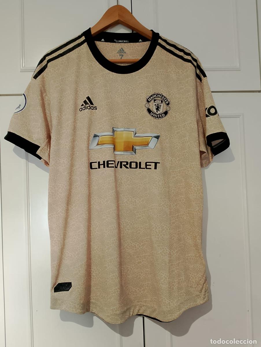 Coleccionismo deportivo: Camiseta away matchworn Manchester United FC Shaw