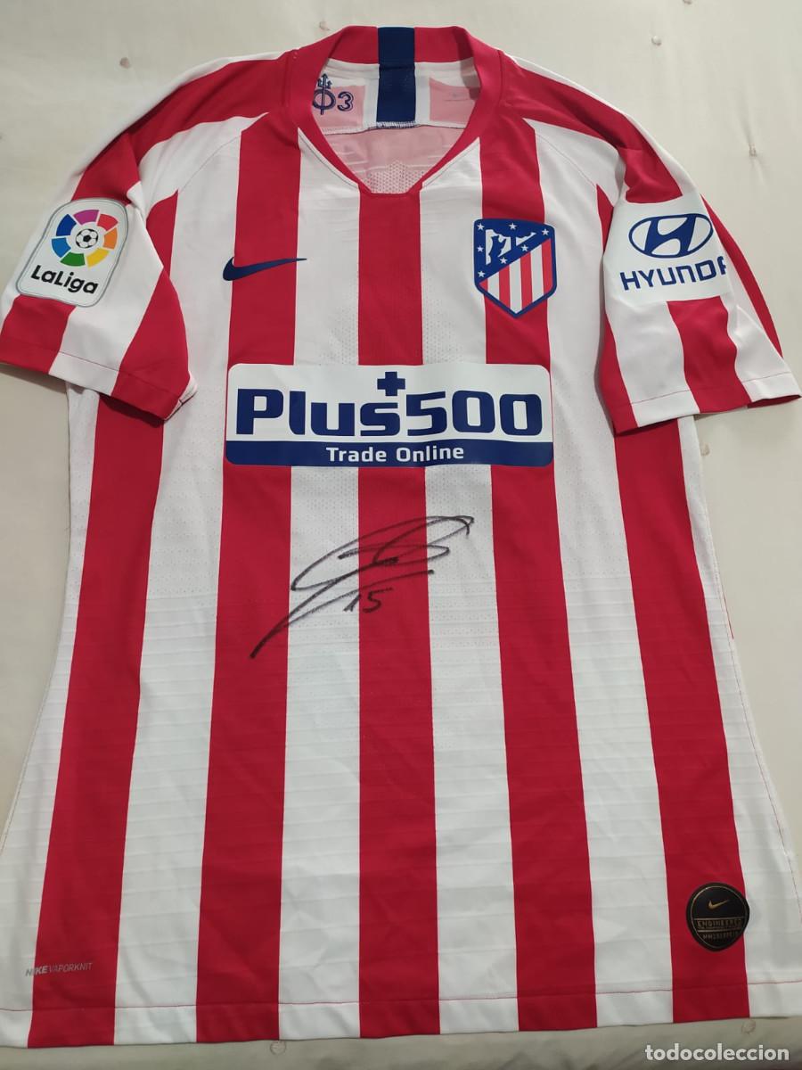 Coleccionismo deportivo: Camiseta matchworn Atl&eacute;tico Madrid Savic