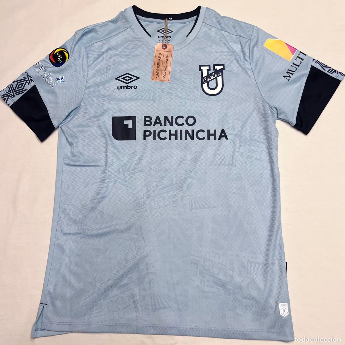 Coleccionismo deportivo: Camiseta Universidad Cat&oacute;lica de Ecuador - Match Worn - 2021