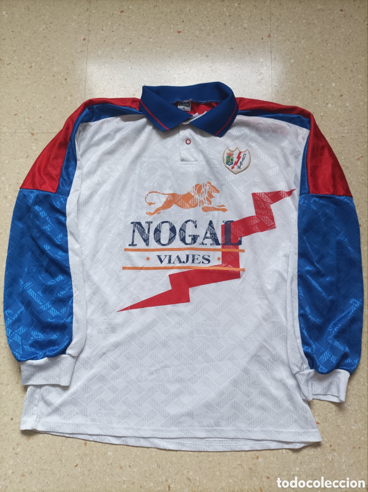 Sports collectibles: Camiseta futbol match worn Rayo Majadahonda manga larga #14#