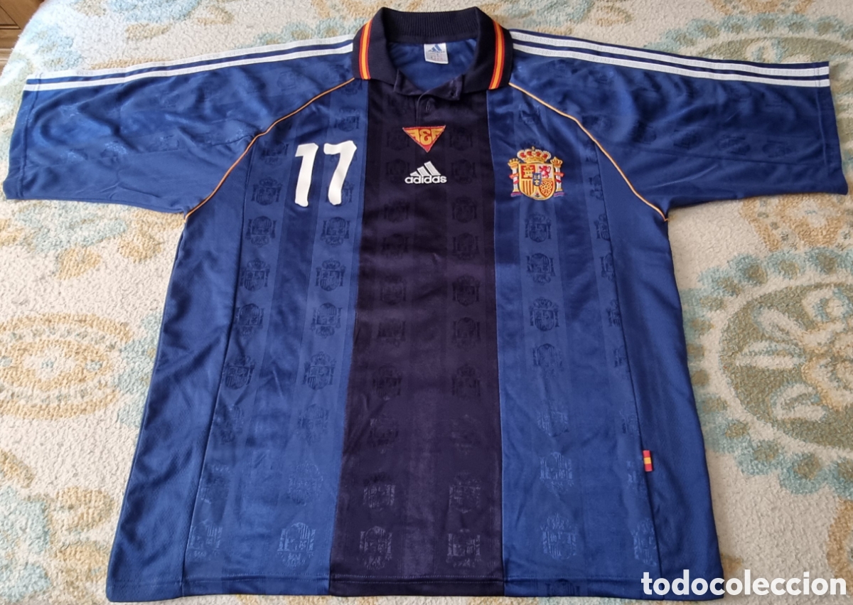 Coleccionismo deportivo: Camiseta oficial y original selecci&oacute;n espa&ntilde;ola de f&uacute;tbol a&ntilde;o 1999