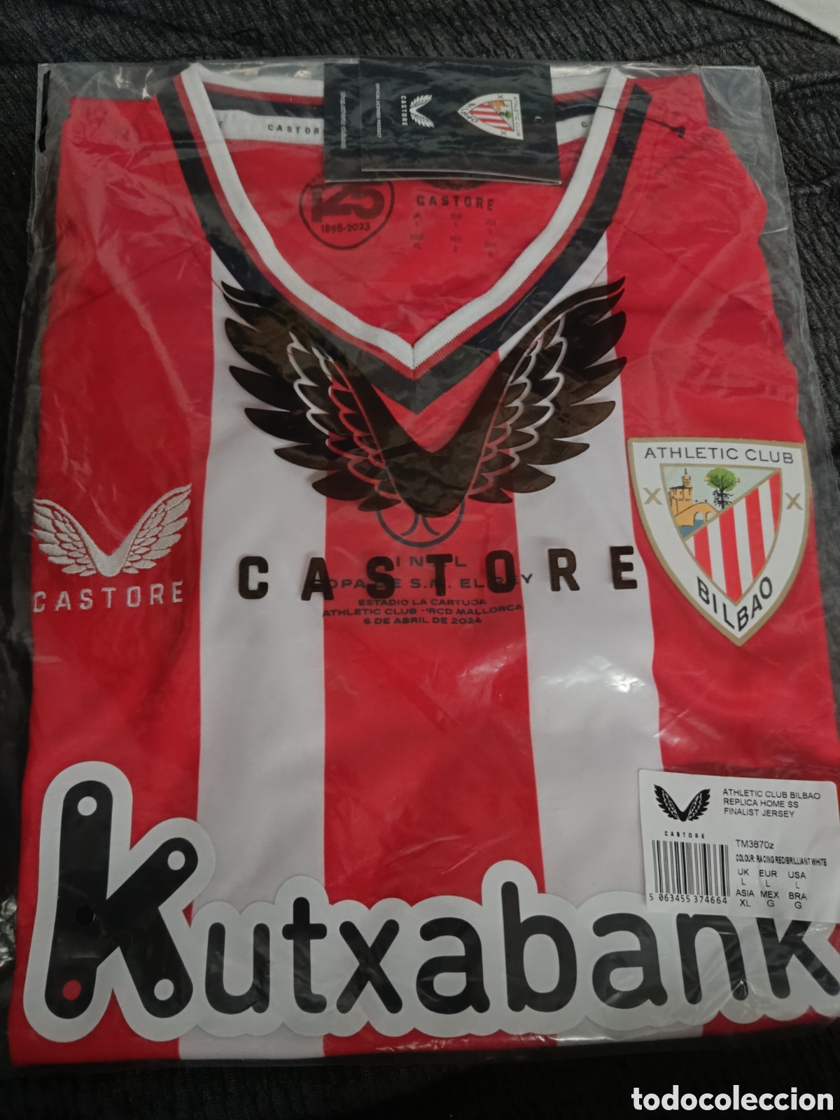 Coleccionismo deportivo: CAMISETA ATHLETIC CLUB DE BILBAO FINAL DE COPA SEVILLA