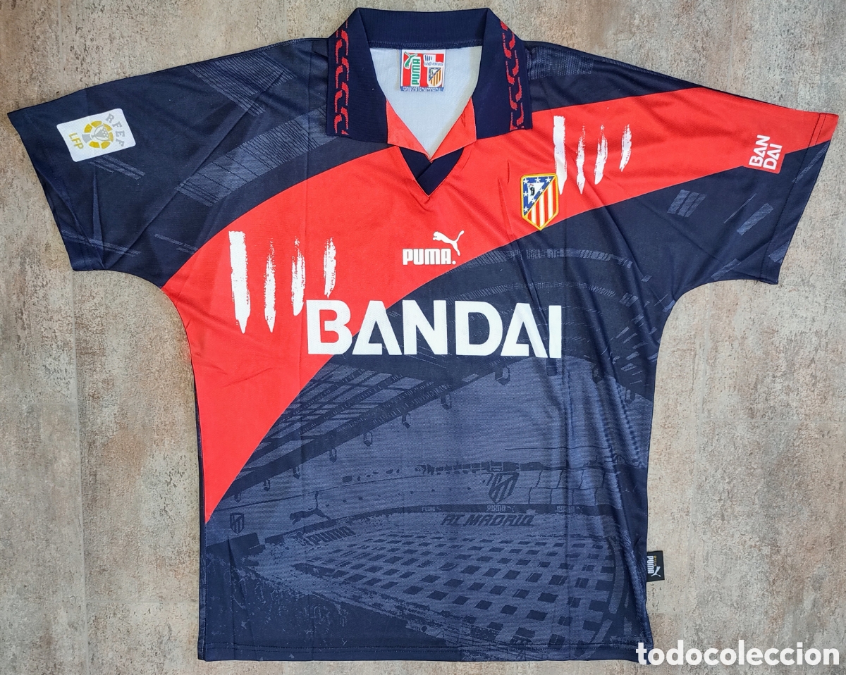 Sports collectibles: Camiseta Atl&eacute;tico Madrid 1996-1997