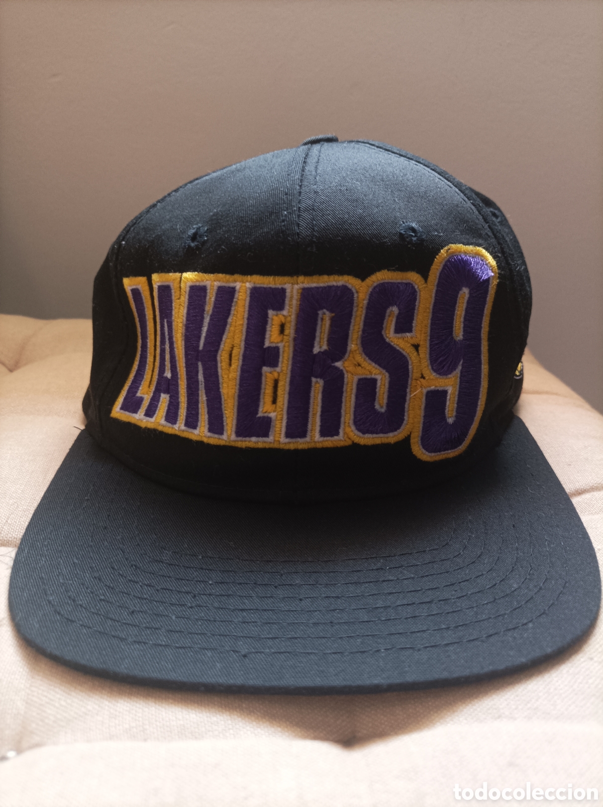 Coleccionismo deportivo: Gorra nba vintage Los &Aacute;ngeles Lakers9 starter 90s original one size - talla &uacute;nica