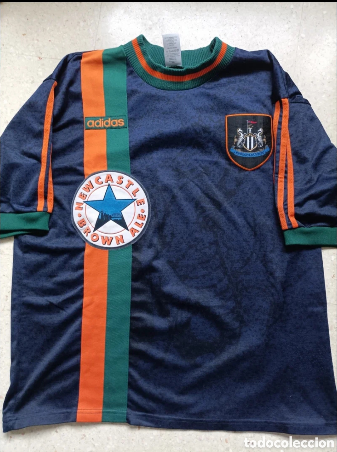 Coleccionismo deportivo: Camiseta futbol Newcastle united 1997/ 98 visitante oficial maillot talle XL