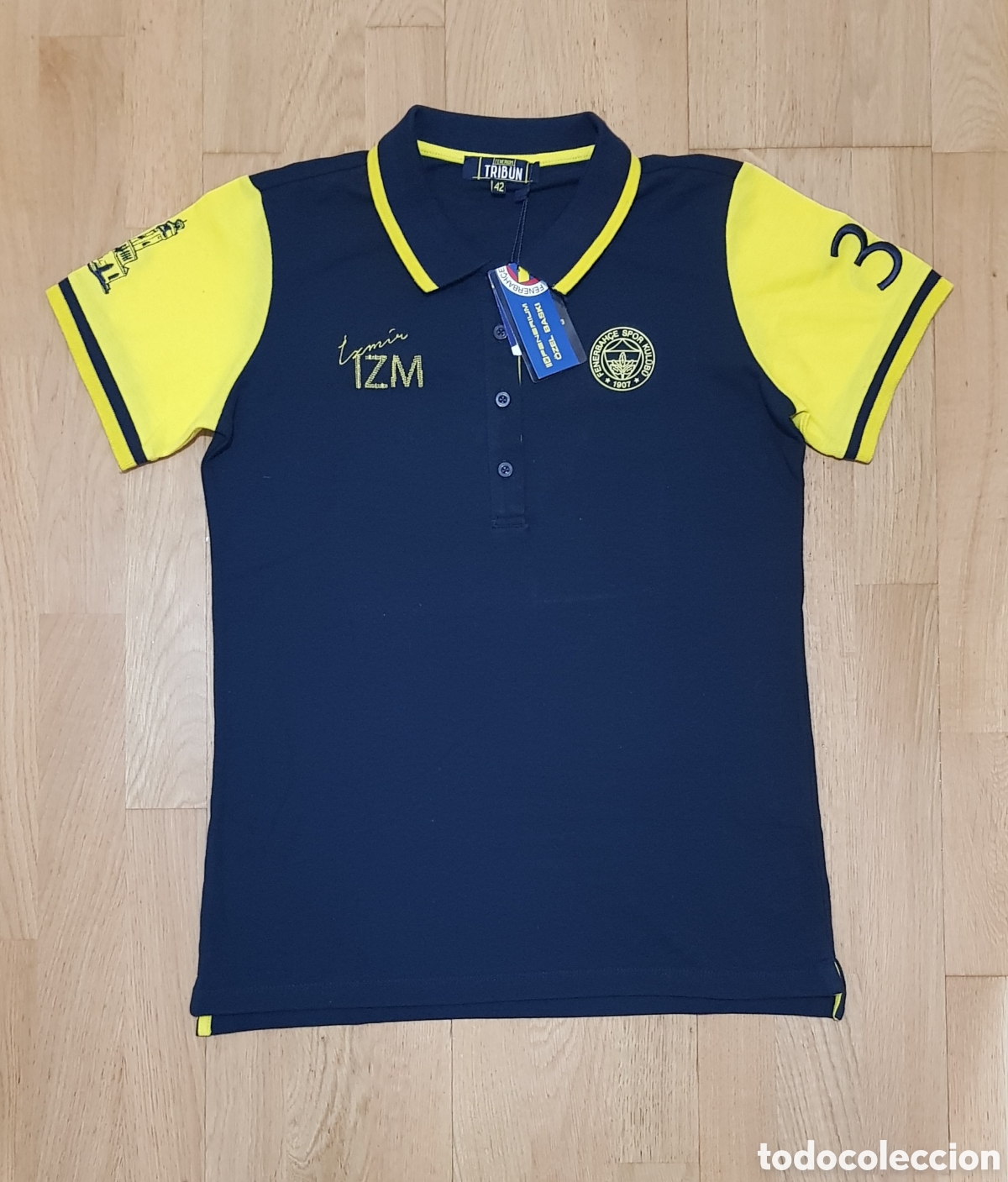 Coleccionismo deportivo: POLO TRIBUN FENERIUM FENERBAHCE FENERBAH&Ccedil;E TURQU&Iacute;A CAMISETA CON ETIQUETAS