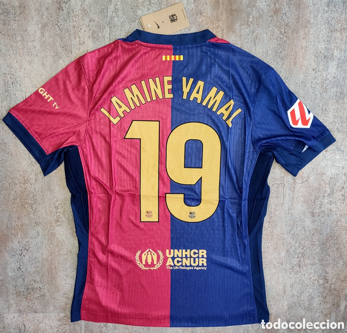 Coleccionismo deportivo: Camiseta Lamine Yamal Barcelona 2024-2025 Nueva