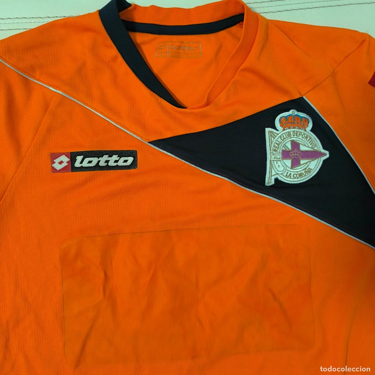 Sports collectibles: Camiseta Deportivo de la coru&ntilde;a 2011-12 talla M lotto 3a equipaci&oacute;n