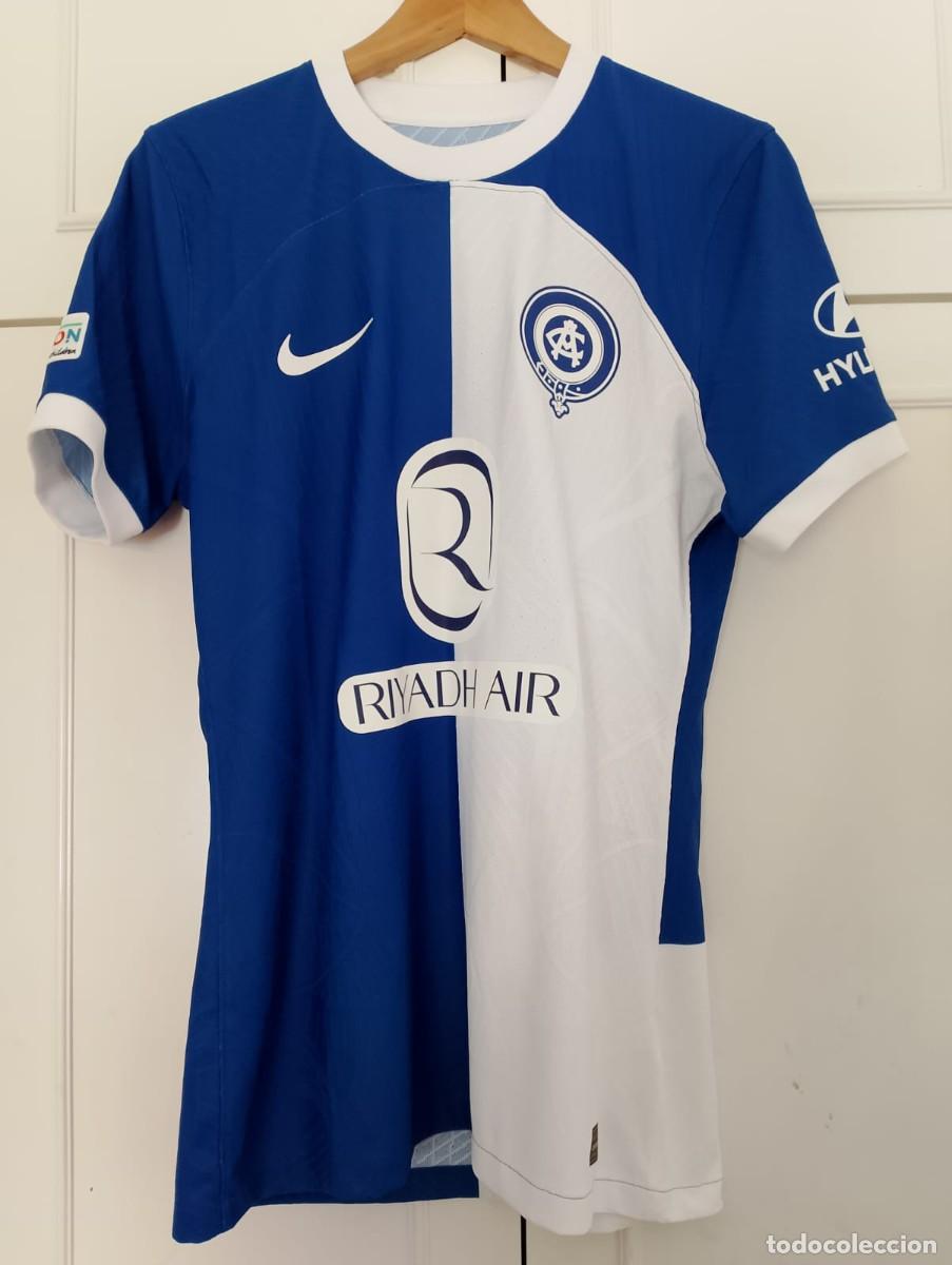 Coleccionismo deportivo: Camiseta matchworn Atl&eacute;tico de Madrid Lino