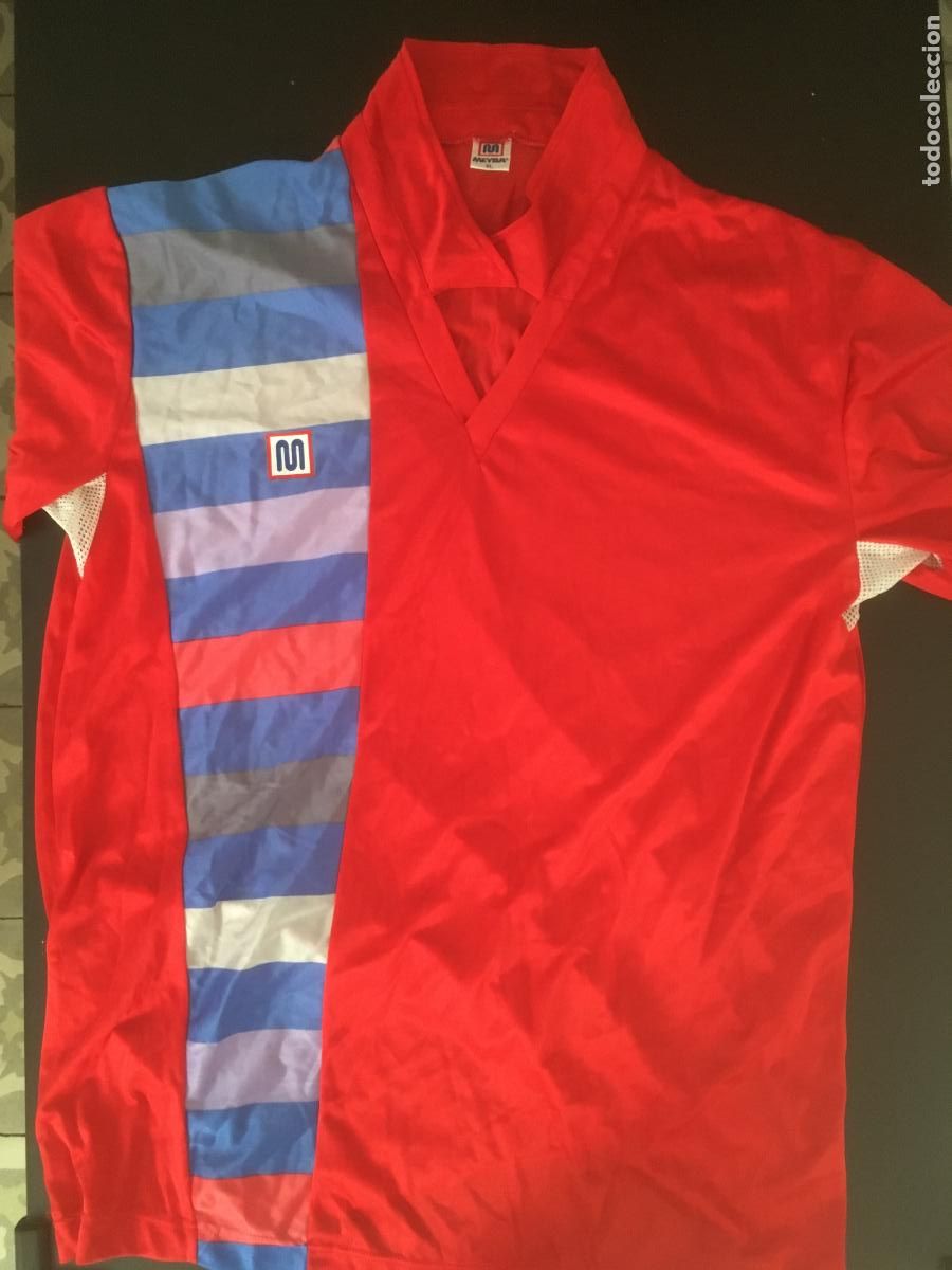 Coleccionismo deportivo: camiseta futbol meyba original a&ntilde;os 80 sin escudo puede ser del espa&ntilde;ol? muy buen estado