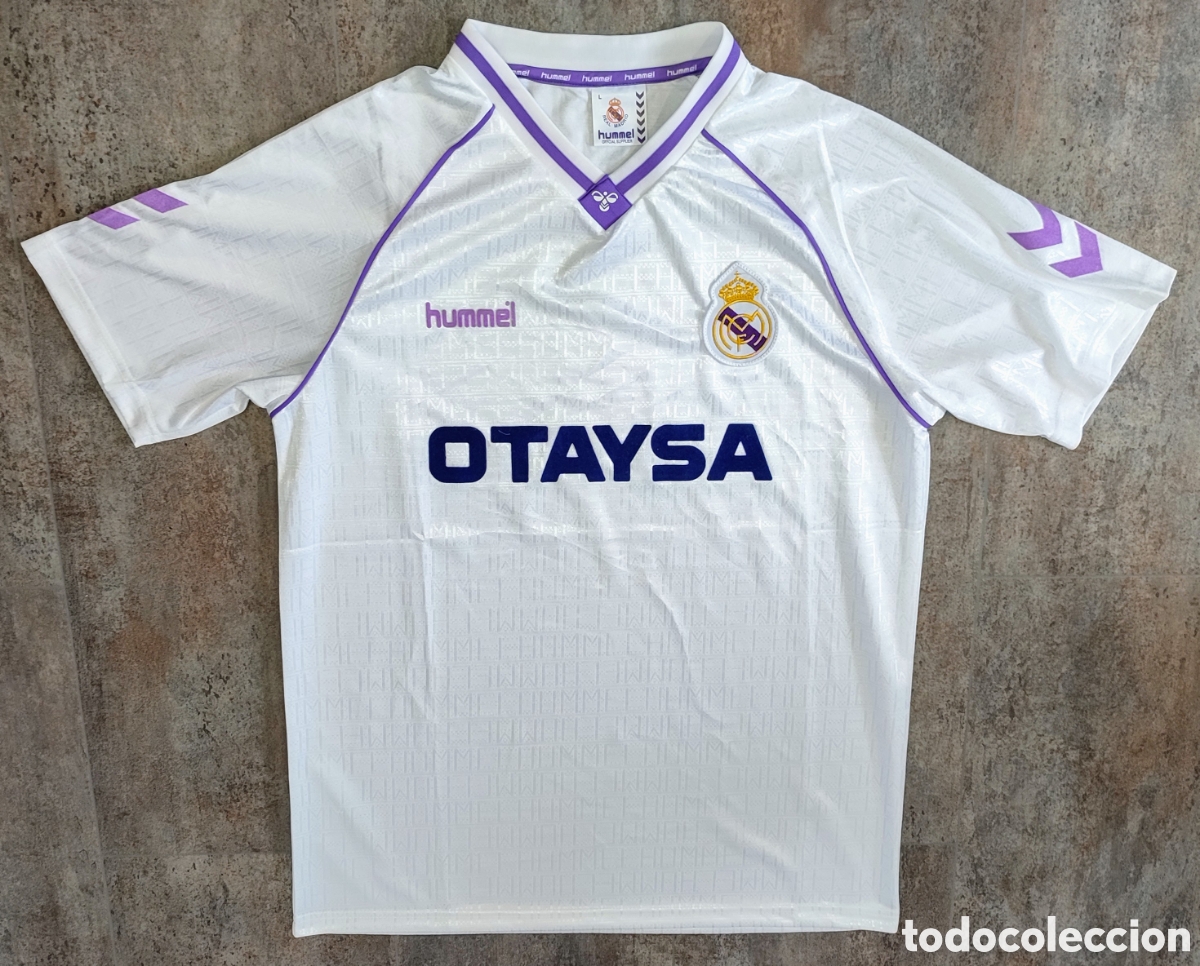 Colecionismo desportivo: Camiseta Michel Real Madrid 1991-1992