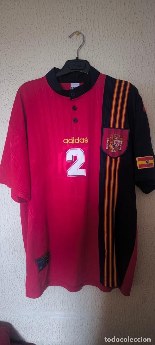 Coleccionismo deportivo: Original | Camiseta Futbol shirt | Talla XL | Seleccion de Espa&ntilde;a - dorsal 2 - match worn