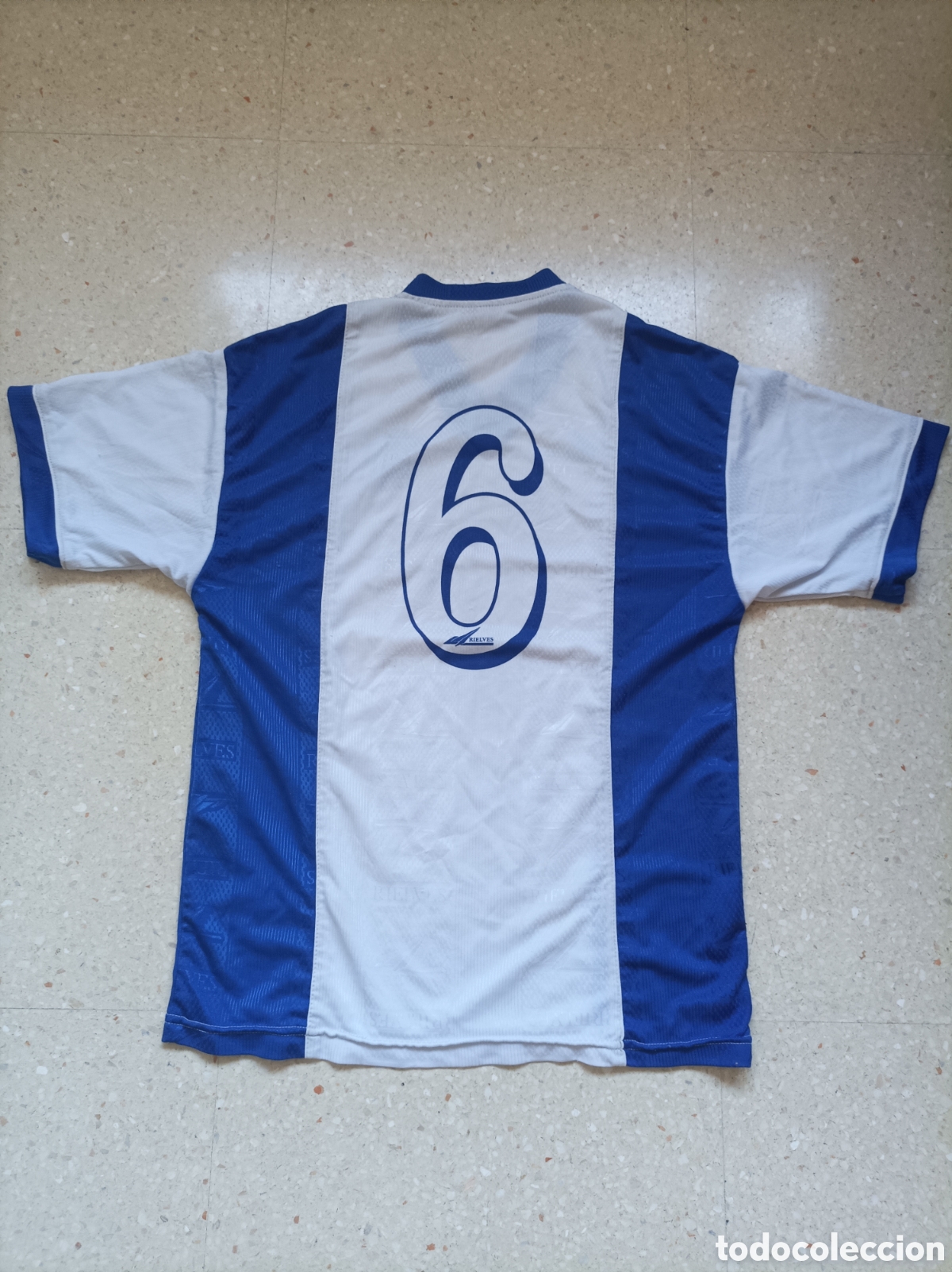 Colecionismo desportivo: Match worn camiseta futbol vintage Lauro C.F equipo modesto de Alhaur&iacute;n de la Torre Malaga