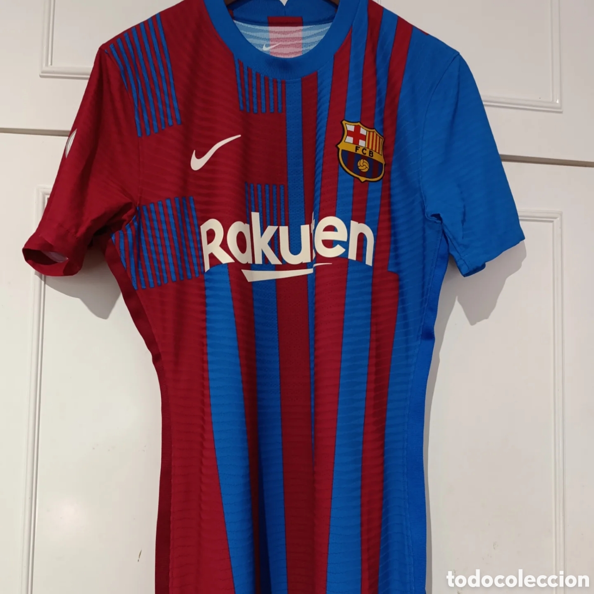 Colecionismo desportivo: Camiseta matchworn FC Barcelona Gavi