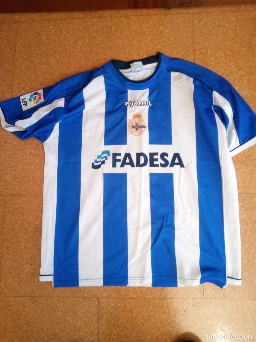 Sammelleidenschaft Sport: Camiseta R. C. D de la Coru&ntilde;a 2002/2003 Joma n&ordm;6 Mauro Silva