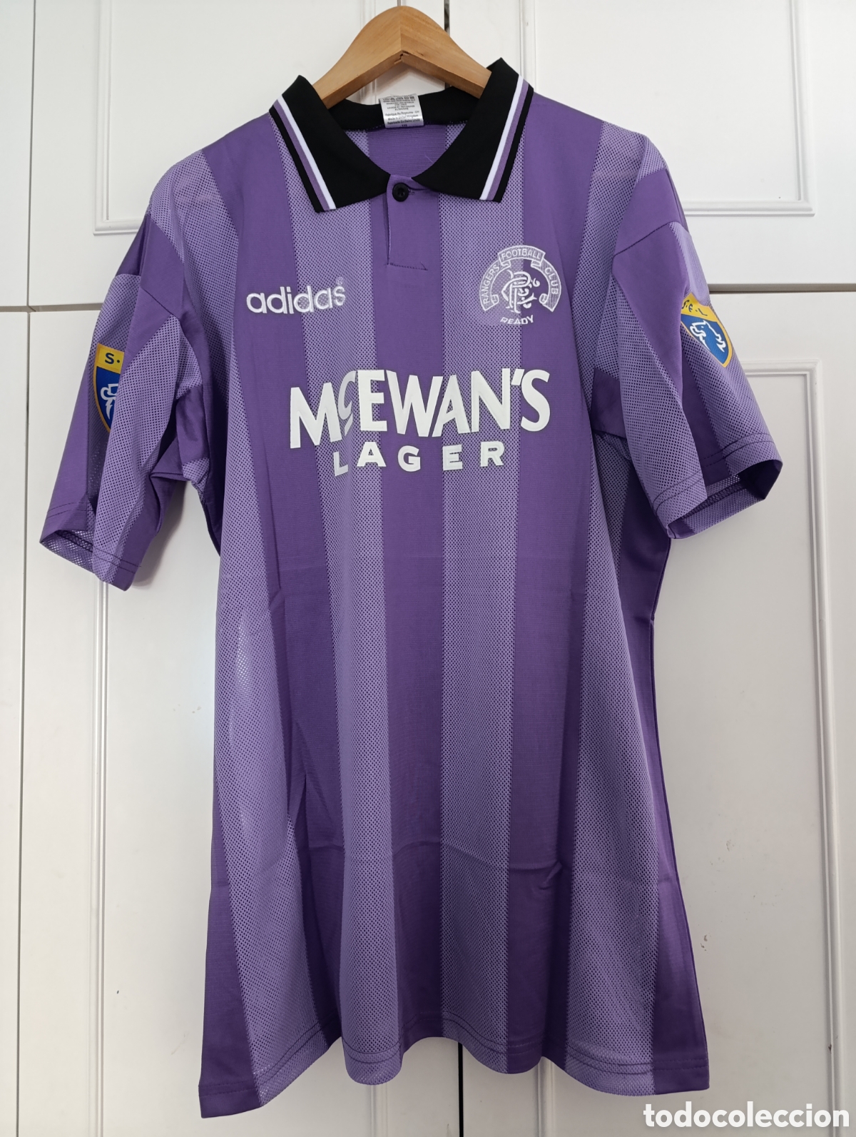 Sports collectibles: Camiseta retro Glasgow Rangers FC Gascoigne