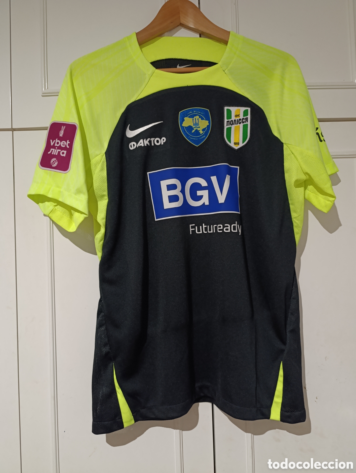 Sports collectibles: Camiseta matchworn FC Polissya Zhitomir de Ucrania