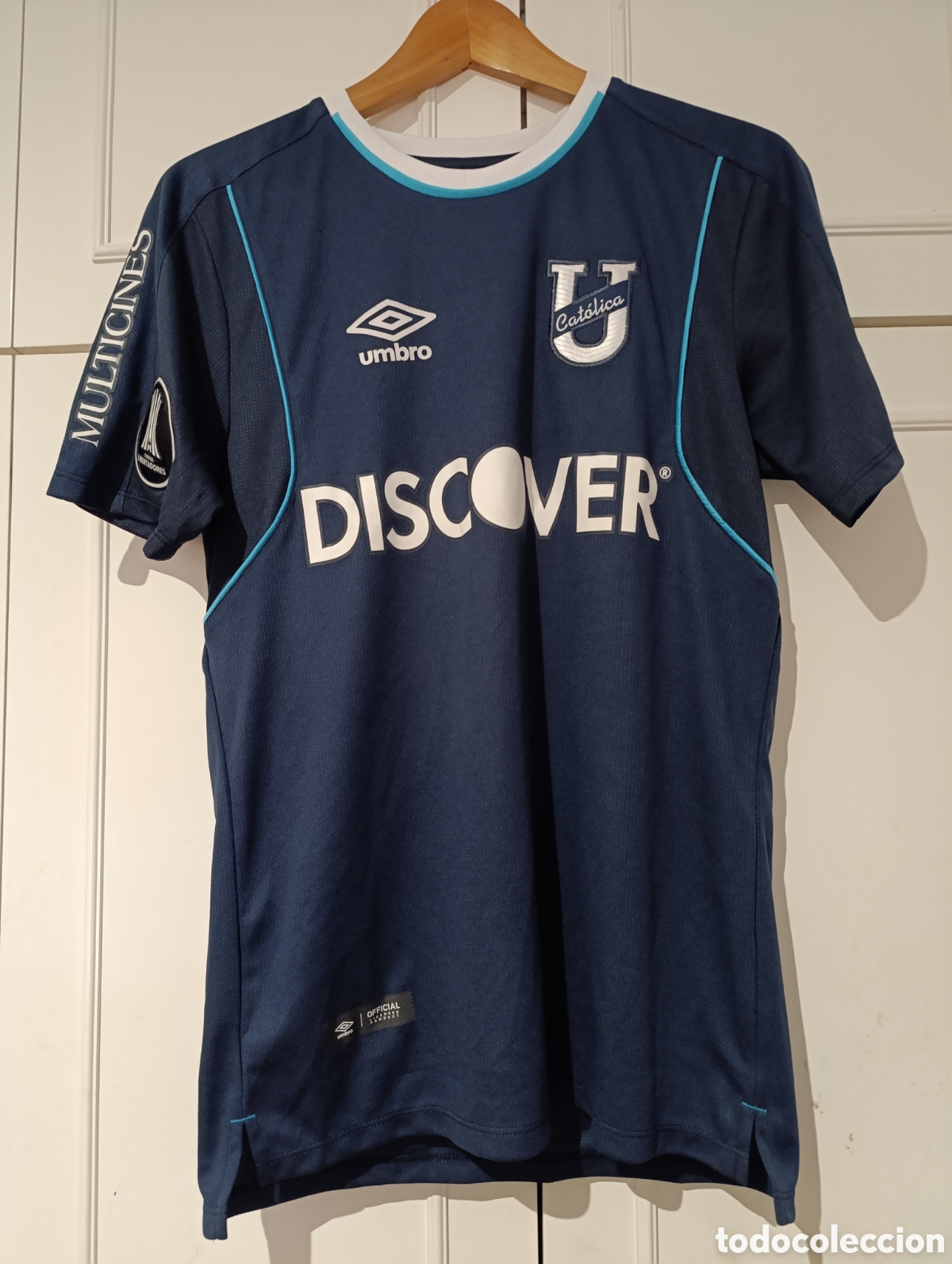 Colecionismo desportivo: Camiseta matchworn Uni&oacute;n Cat&oacute;lica de Chile