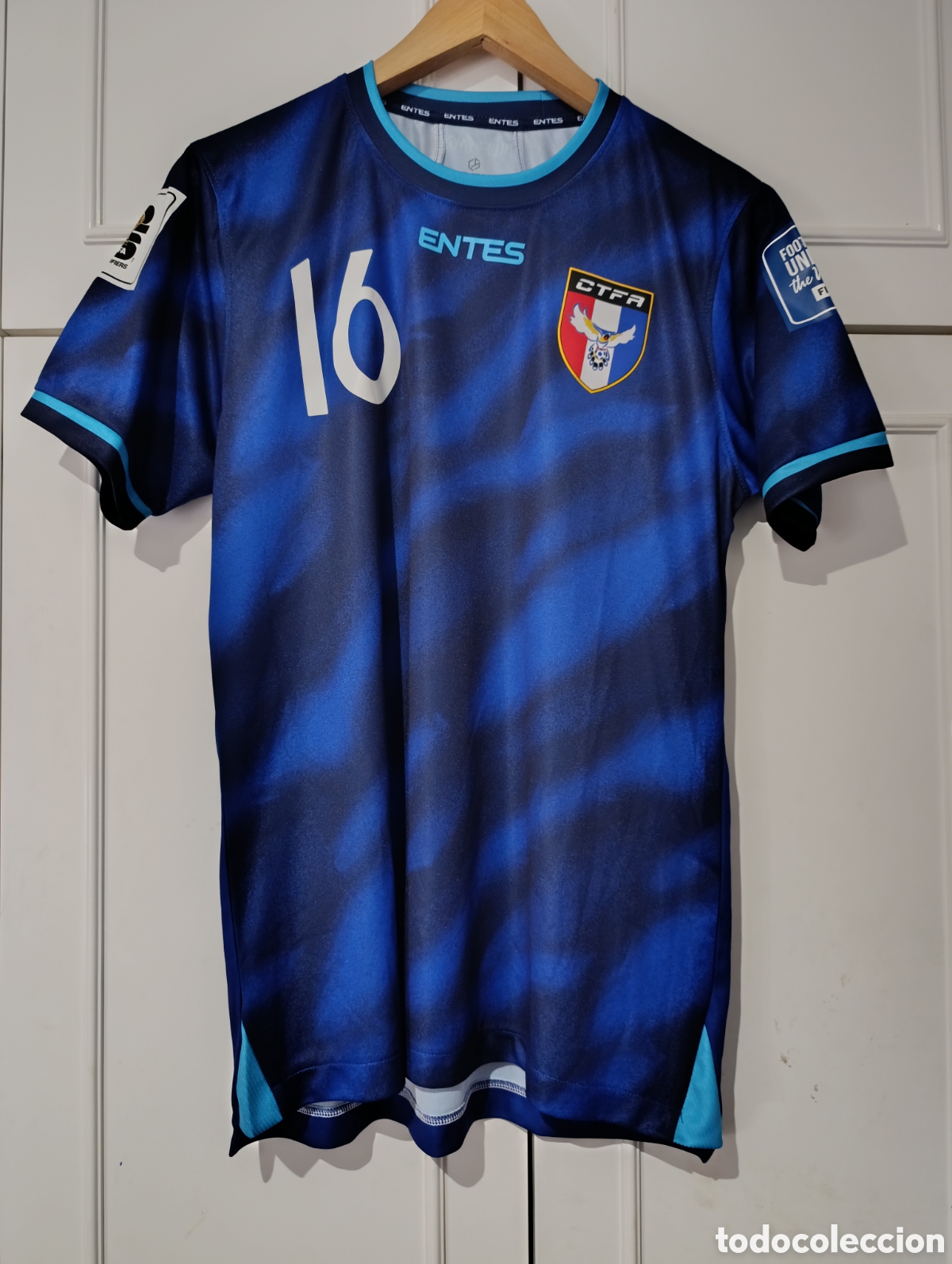 Colecionismo desportivo: Camiseta matchworn Selecci&oacute;n de China Taipei