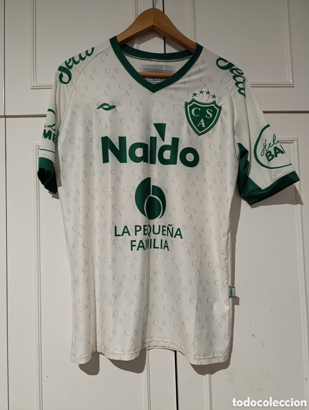 Coleccionismo deportivo: Camiseta matchworn C.A. Sarmiento de Jun&iacute;n Argentina