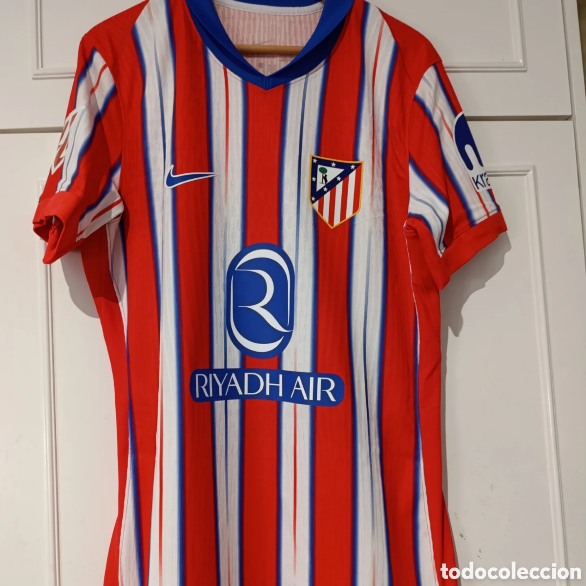 Coleccionismo deportivo: Camiseta matchworn Atl&eacute;tico Madrid CF Le Normand