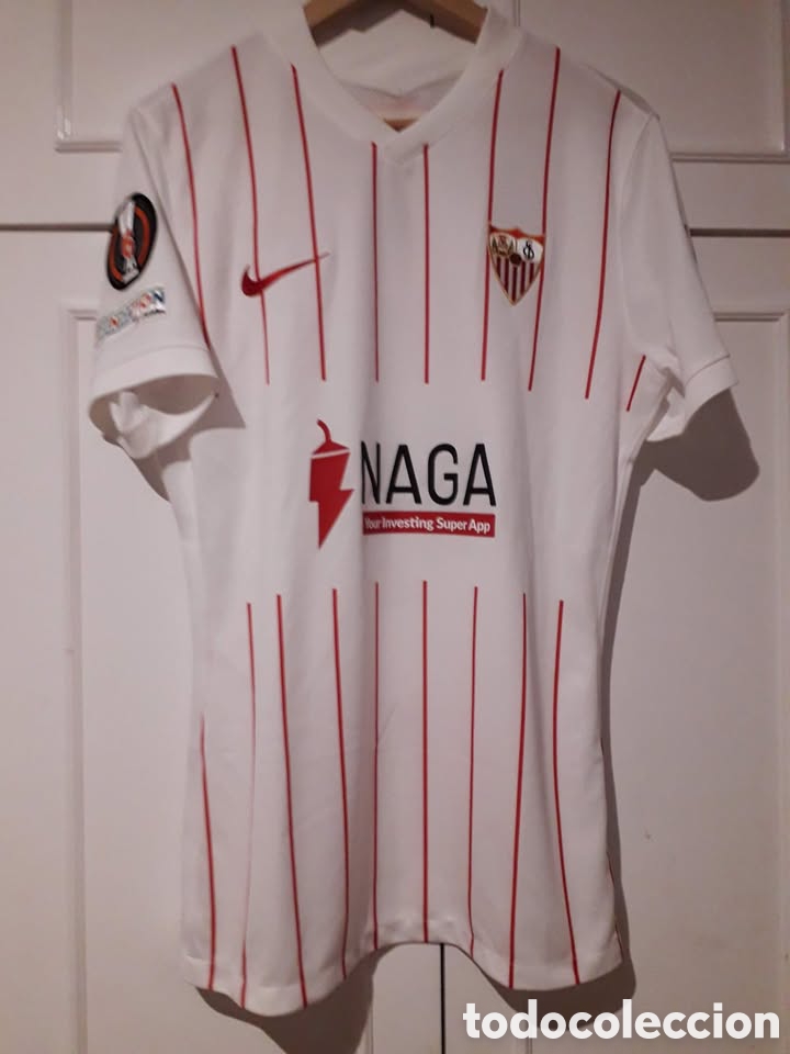 Sports collectibles: Camiseta casa matchworn Sevilla FC