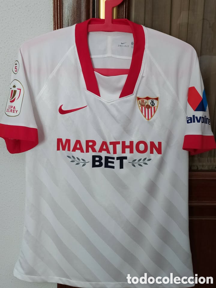 Sports collectibles: Camiseta casa matchworn Sevilla FC Suso