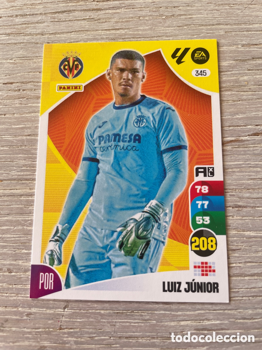 Coleccionismo deportivo: Carta N&deg;345 Adrenalyn XL LUIZ J&Uacute;NIOR (Villareal)