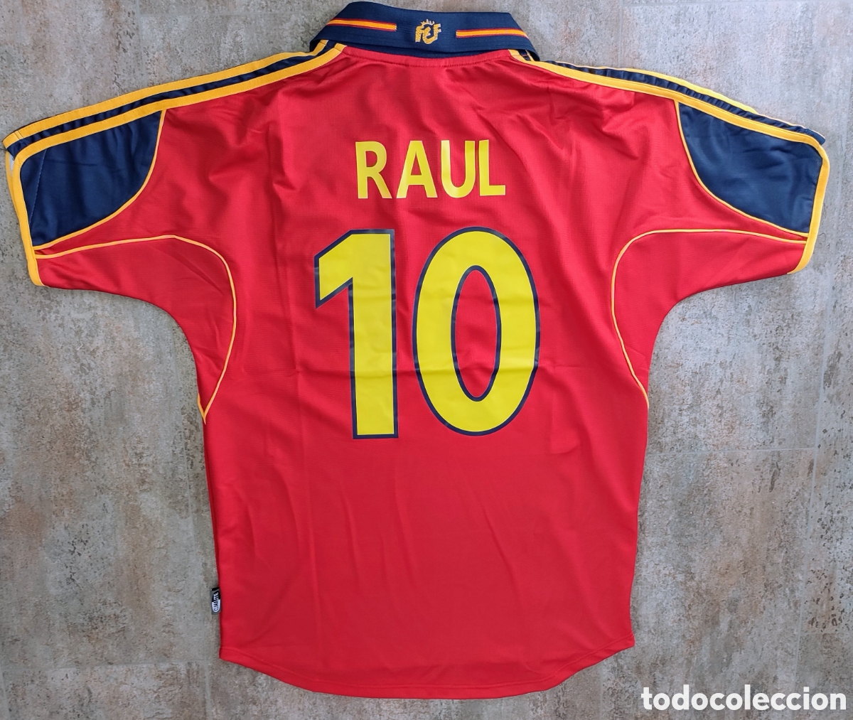 Colecionismo desportivo: Camiseta Ra&uacute;l Espa&ntilde;a Eurocopa 2000