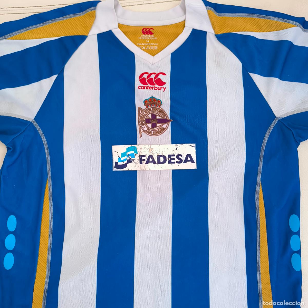 Sports collectibles: 2007-08 R.C. DEPORTIVO LA CORU&Ntilde;A 1a talla 14