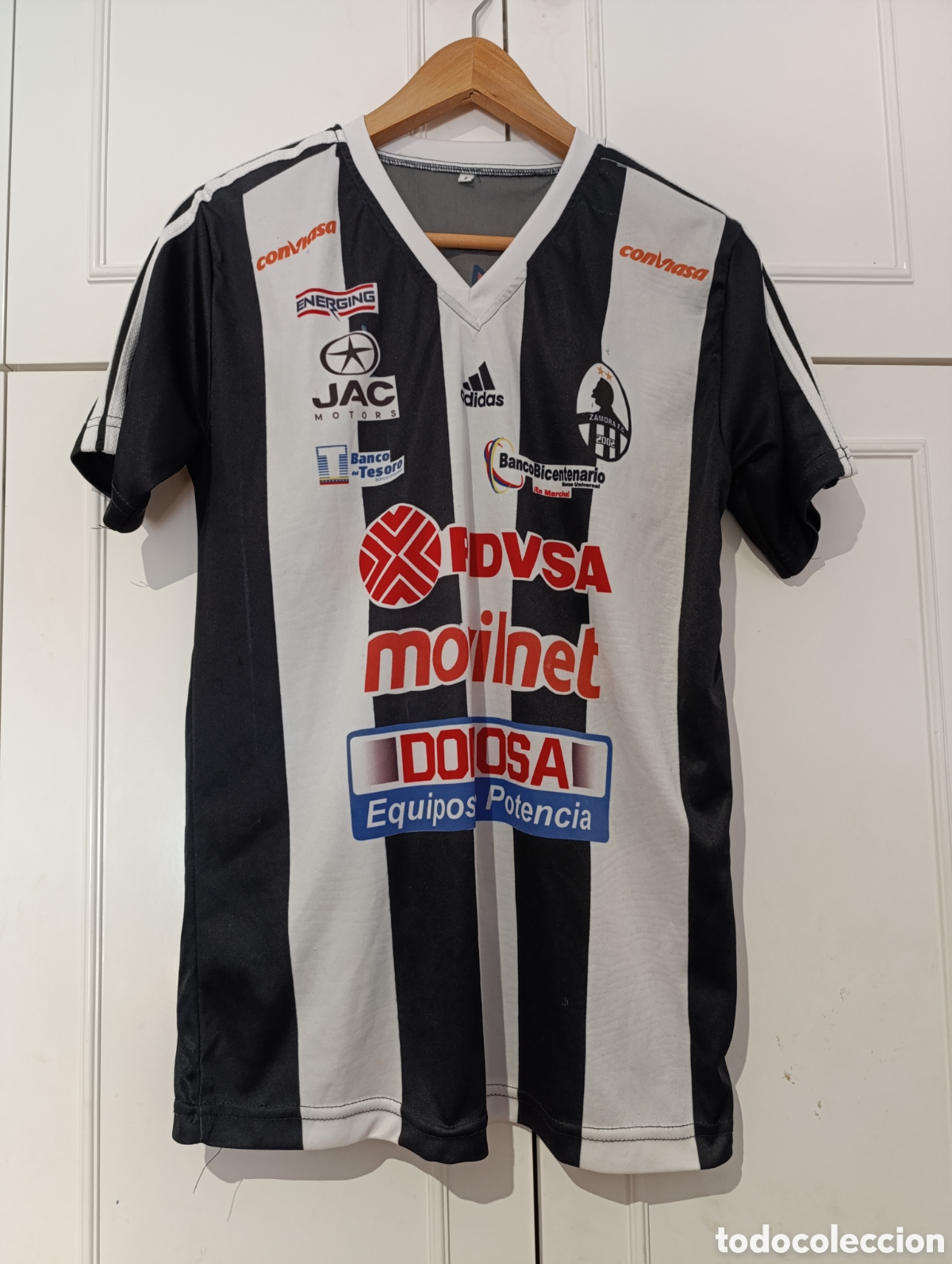 Coleccionismo deportivo: Camiseta matchworn Zamora FC Venezuela