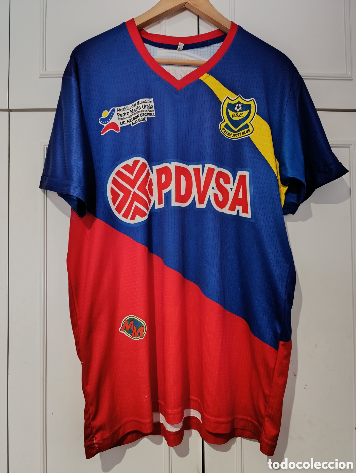Coleccionismo deportivo: Camiseta matchworn Ure&ntilde;a SC Venezuela