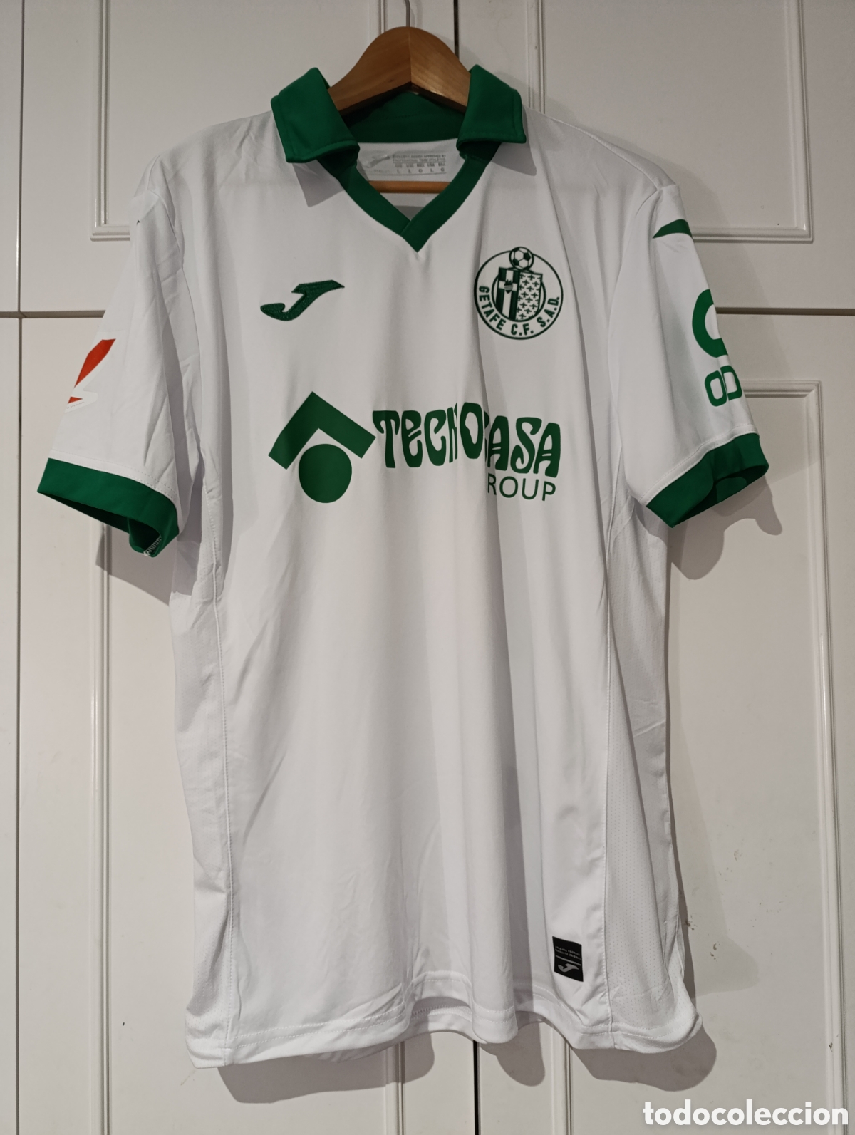 Coleccionismo deportivo: Camiseta away matchworn Getafe CF Alderete