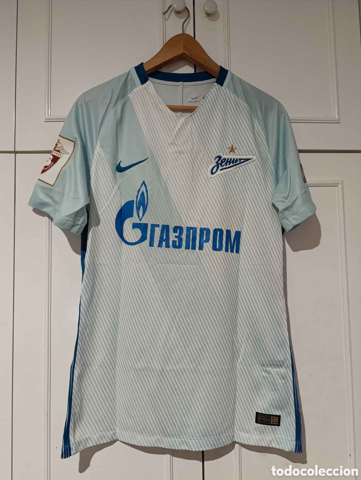 Sports collectibles: Camiseta matchworn FC Zenit Saint Petersburgo de Rusia
