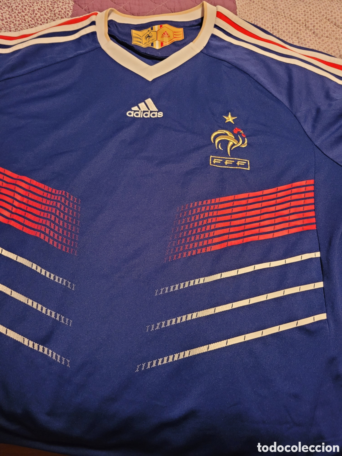 Sports collectibles: Camiseta de Francia a&ntilde;o 2010