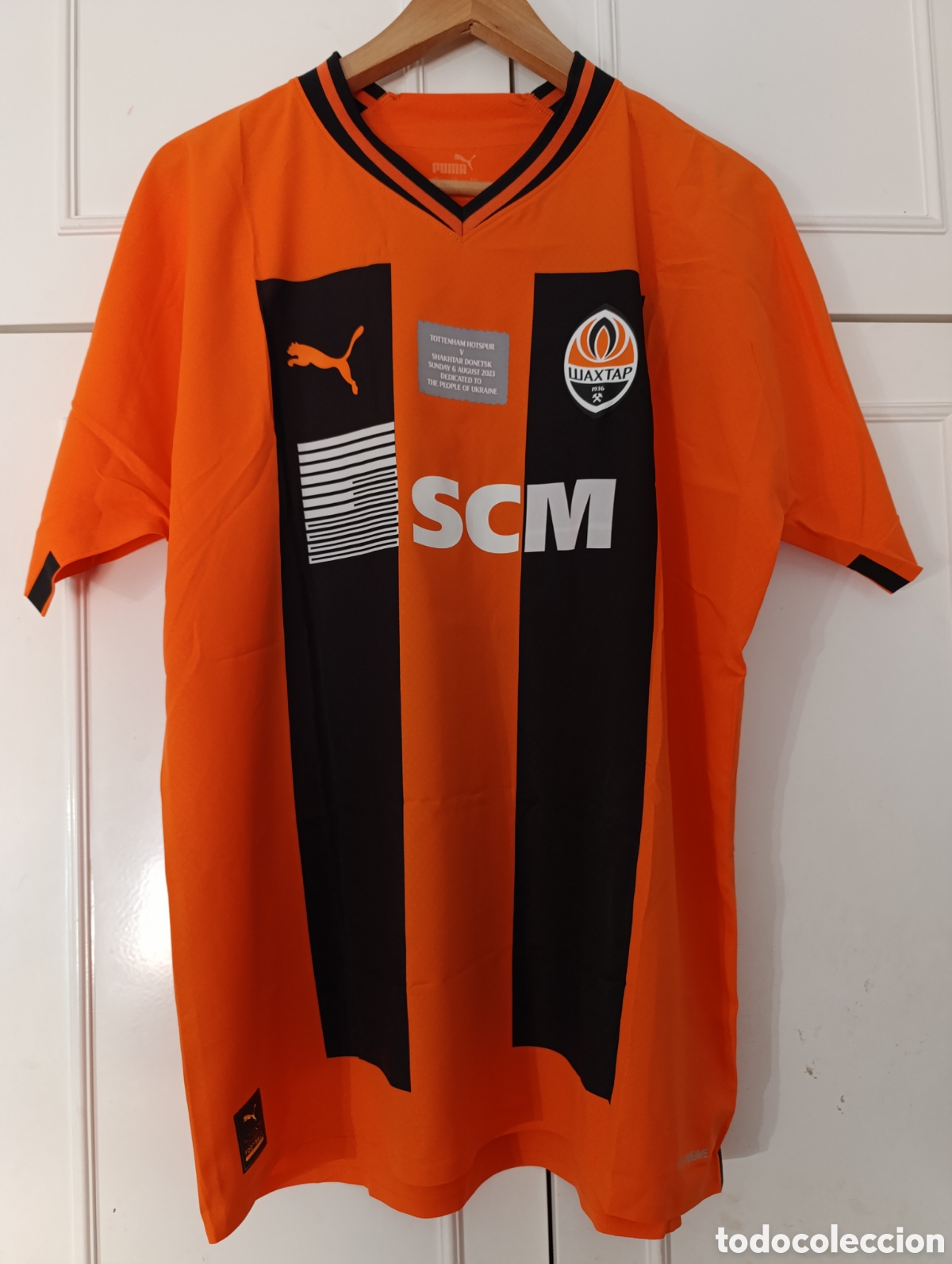 Colecionismo desportivo: Camiseta matchworn FC Shaktar Donetzk de Ucrania