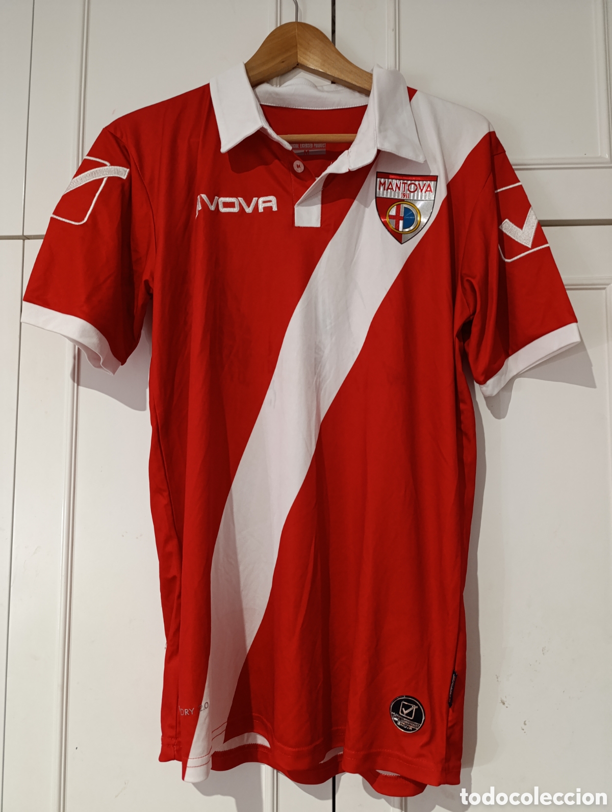 Colecionismo desportivo: Camiseta away oficial AC Mantova de Italia