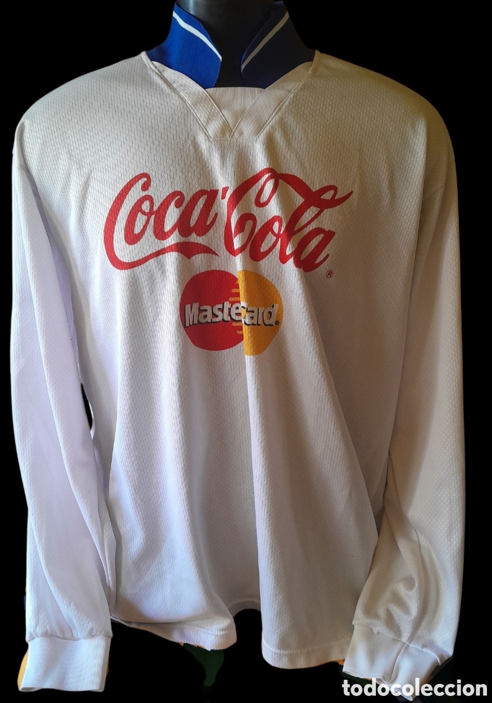 Colecionismo desportivo: Camiseta de entrenamiento original de la selecci&oacute;n uruguaya de 2001